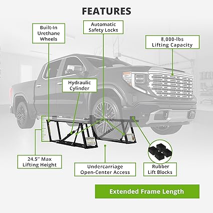 QuickJack Bundle - 8000TLX Portable Car Lift